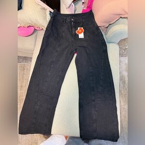Cider Black Flare & Wide Leg Jeans